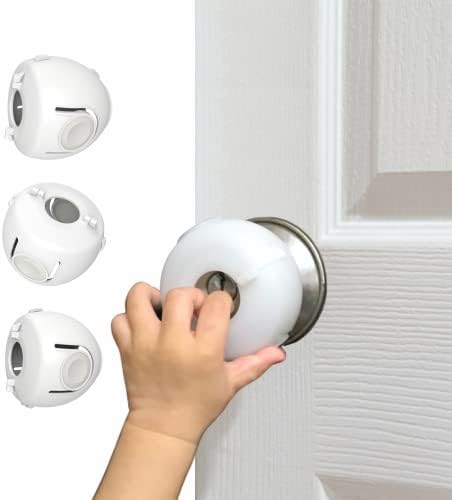 6 Pack Door Knob Safety Covers for Kids